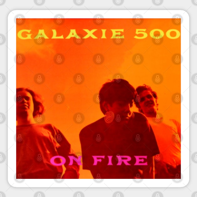 On Fire 1989 Indie Rock Throwback Sticker by AlternativeRewind